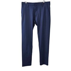 RHONE Mens Commuter Pant, Performance, Stretch, Blue, Golf, Size 32